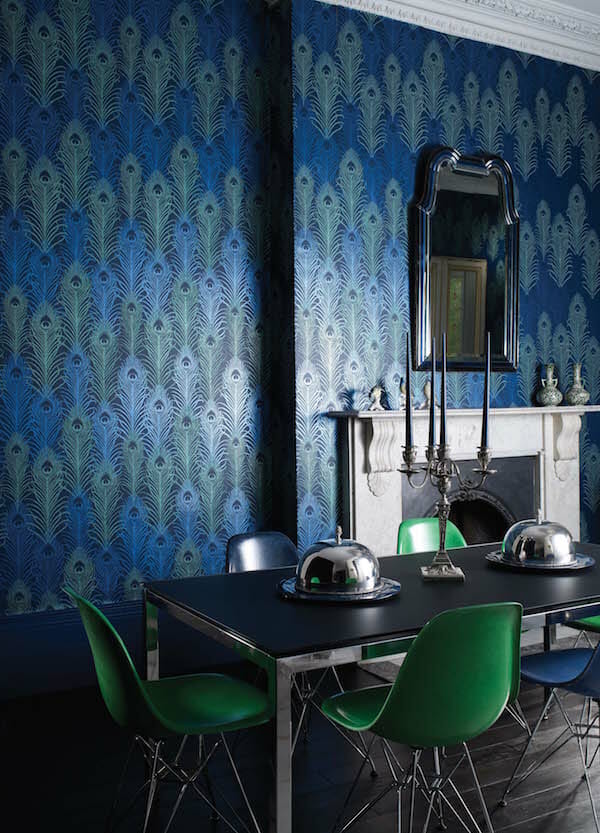Peacock, Matthew Williamson collection, Osborne & Little – £114 per roll