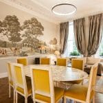 Wells Interiors de Gournay installation for Charlotte Lane Fox