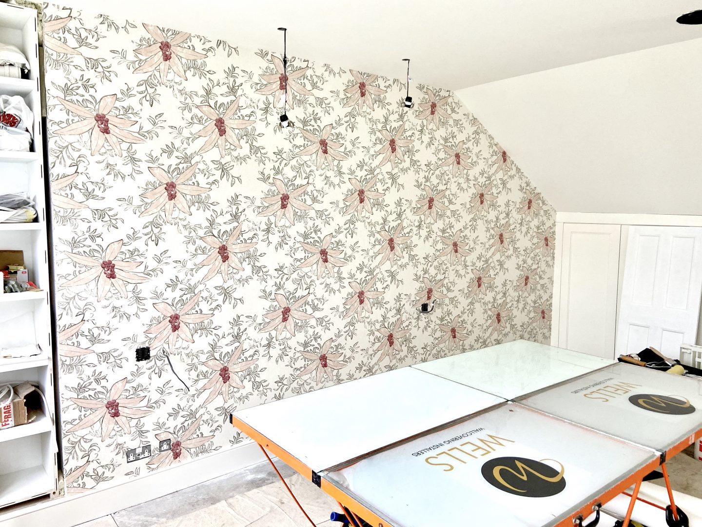 luxury wallcovering installation